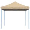 vidaXL Pop-Up hopfällbart partytält 292x292x315 cm beige