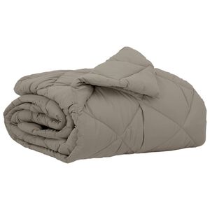 vidaXL Sommar Duvet 200 x 140 cm Sommar 200 gsm Ljusgr&aring;