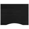 vidaXL Arbetsbänk mörkbrun 80x60x(71,5-98) cm massiv ek