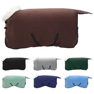 vidaXL H&auml;stdyna Full M&ouml;rk Brun 115 cm Polar fleece