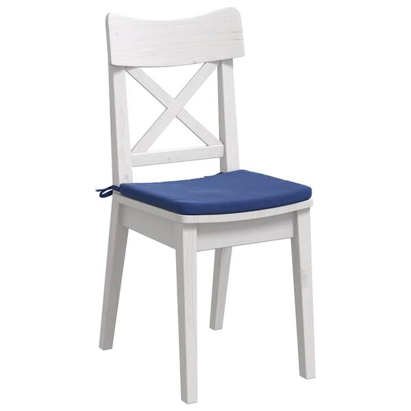 vidaXL Sittkuddar 4 pcs Polisblå 40 x 40 x 3 cm Sammet