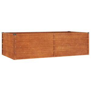 vidaXL Odlingsl&aring;da rostig 160x80x45 cm rosttr&ouml;gt st&aring;l