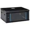 vidaXL 4U N&auml;tverkssk&aring;p v&auml;ggmonterat 19" IP20 600x450x285 mm
