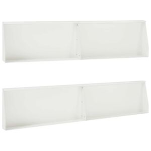 vidaXL St&ouml;dv&auml;gg 4 st 100 x 12 x 30 cm St&aring;l Vit