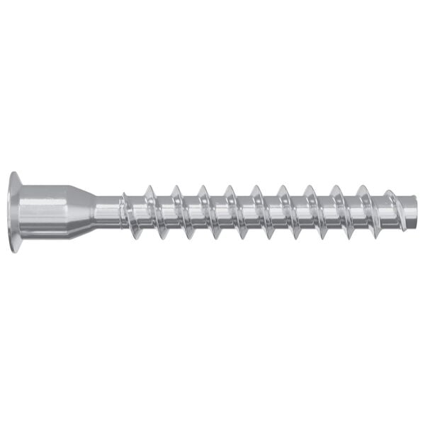 vidaXL Konfirmationsskruvar 12 pcs Silver Metall