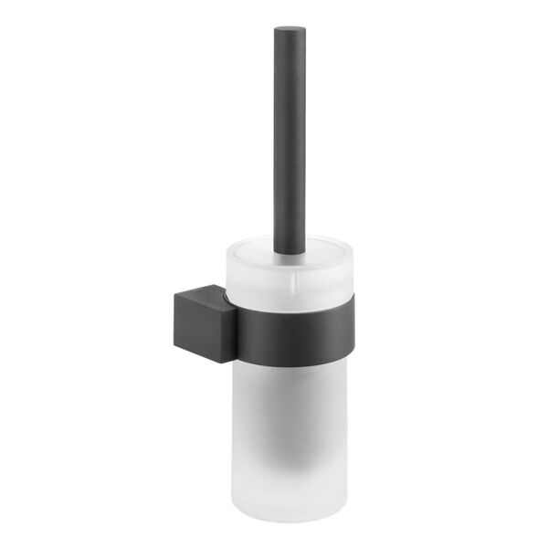 Tiger Toalettborste och h&aring;llare Nomad Svart 249930746
