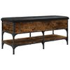 vidaXL Skob&auml;nk r&ouml;kf&auml;rgad ek 102x42x45 cm konstruerat tr&auml;