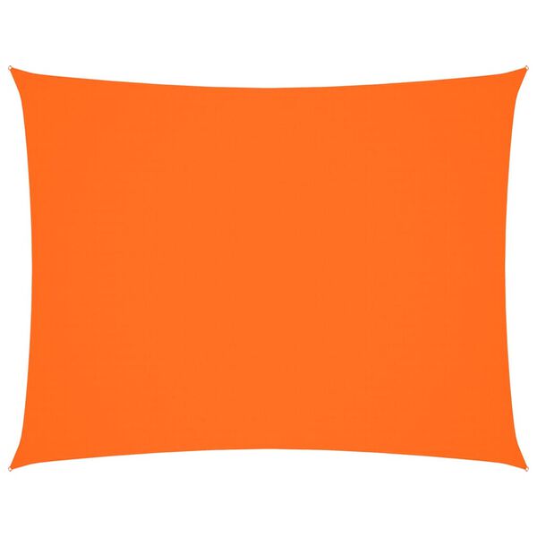 vidaXL Solsegel oxfordtyg rektangulärt 4x6 m orange