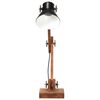 vidaXL Skrivbordslampa industriell svart rund 58x18x90 cm E27