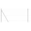 vidaXL St&auml;ngselstolpe Silver 50 x 0,8 m (25 mm n&auml;t) St&aring;l