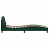 vidaXL Bed Frame "Dover" Dark Green 80x200 cm Velvet