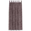 vidaXL Sammetsgardiner med gardiner 2 pcs Brun 225 x 140 cm Sammet