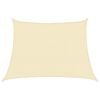vidaXL Solsegel 160 g/m&sup2; gr&auml;ddvit 4/5x3 m HDPE