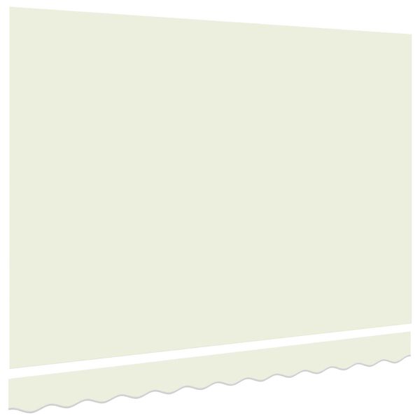 vidaXL Markisv&auml;v Kr&auml;m 330 x 195 cm Polyester