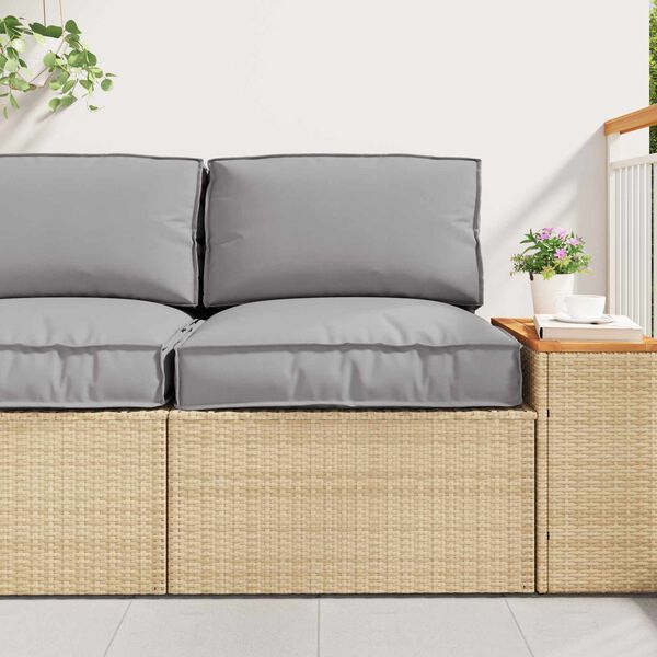 vidaXL Pallkuddset 2 pcs Gr&aring; Oxford Tyg