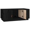 vidaXL Soffbord svart 100x50x41 cm massiv furu
