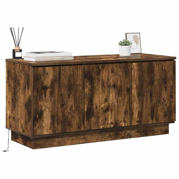 vidaXL TV-sk&aring;p R&ouml;kt ek 100 x 38 x 49 cm Konstruerat tr&auml;