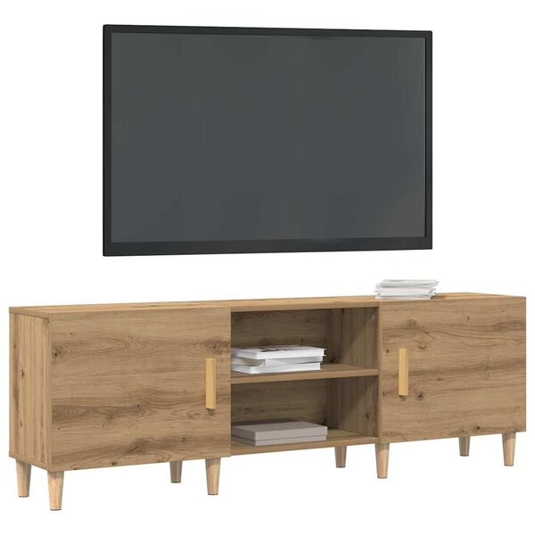 vidaXL TV-sk&aring;p artisan ek 150 x 30 x 50 cm Konstruerat tr&auml;