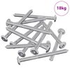 vidaXL M&ouml;belskruvar 1200 pcs Silver St&aring;l