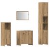 vidaXL Badrumsm&ouml;bler set 4 delar artisan ek konstruerat tr&auml;