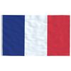 vidaXL Frankrikes flagga 90x150 cm
