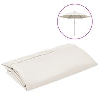 vidaXL Reservtyg för parasoll sandfärgat vit 300 cm