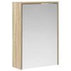 vidaXL Badrumsspegelsk&aring;p Sonoma-ek 43 x 16 x 62.5 cm Konstruerat tr&auml;