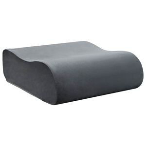 vidaXL Sittkudde Enf&auml;rgad Gr&aring; 40 x 40 x 13 cm PU skum