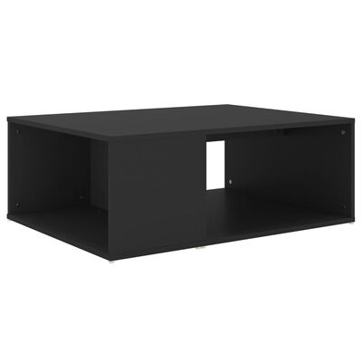 vidaXL Soffbord svart 90x67x33 cm konstruerat trä