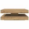 vidaXL Soffbord 360 grader vridbart artisan ek 90x90x34,5 cm