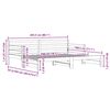 vidaXL Dagb&auml;dd med extras&auml;ng 90x200 cm massiv furu