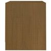vidaXL S&auml;ngbord honungsbrun 40x30,5x35,5 cm massiv furu
