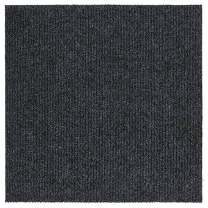 vidaXL G&aring;ngmatta 100x100 cm antracit