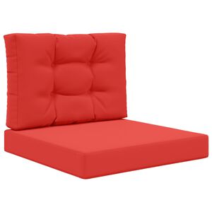 vidaXL Utomhus Soffa Kudde Polyester R&ouml;d 60 x 60 cm