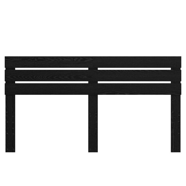 vidaXL Huvudgavel Svart Ek 200 cm Konstruerat tr&auml;