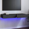 vidaXL Tv-b&auml;nk med LED-belysning gr&aring; 120x35x15,5 cm