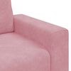 vidaXL Soffstol rosa 100x77x82 cm sammet