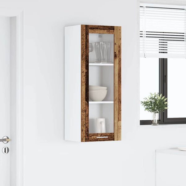 vidaXL H&auml;ngande sk&aring;p Gammalt tr&auml; 40 x 31 x 100 cm Konstruerat tr&auml;