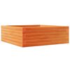 vidaXL Odlingsl&aring;da vaxbrun 70x70x23 cm massiv furu