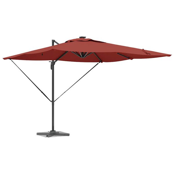 vidaXL Parasoll Terracotta 286 x 285 x 270 cm Aluminium