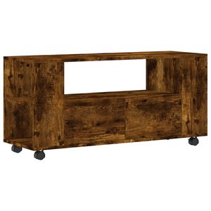 vidaXL Tv-b&auml;nk r&ouml;kf&auml;rgad ek 102x34,5x43 cm konstruerat tr&auml;