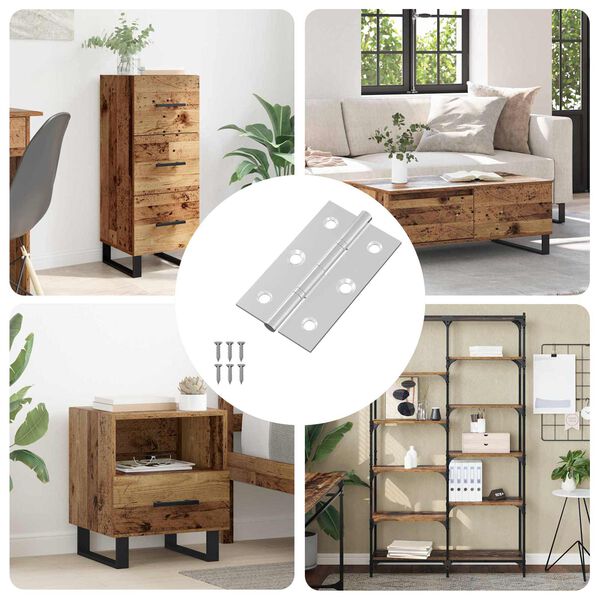 vidaXL G&aring;ngj&auml;rn Enf&auml;rgad 899 pcs Silver 58 x 35 x 1 mm St&aring;l