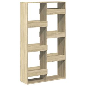 vidaXL Bokhylla sonoma-ek 100x33x175 cm konstruerat tr&auml;