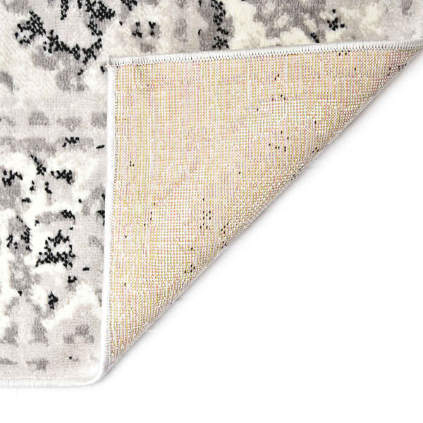 vidaXL Matta gr&aring; och svart 160x230 cm PP