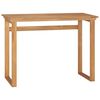 vidaXL Skrivbord 100x45x75 cm massiv teak