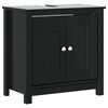 vidaXL Tv&auml;ttst&auml;llssk&aring;p BERG svart 60x34x59 cm massiv furu