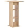 vidaXL Barbord ek 60x60x110 cm