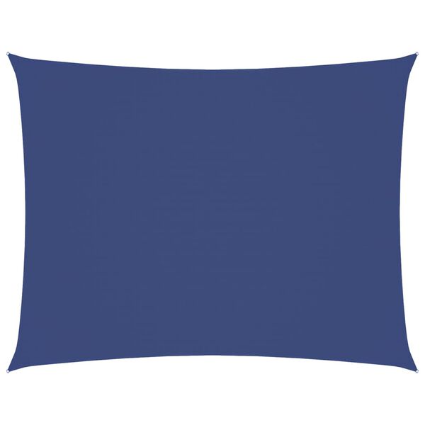 vidaXL Solsegel oxfordtyg rektangulärt 6x7 m blå