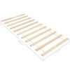 vidaXL Ribbotten med 11 ribbor 2 st rullbar 90x200 cm massiv furu
