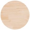 vidaXL Bordsskiva rund &Oslash;50x3 cm massiv furu